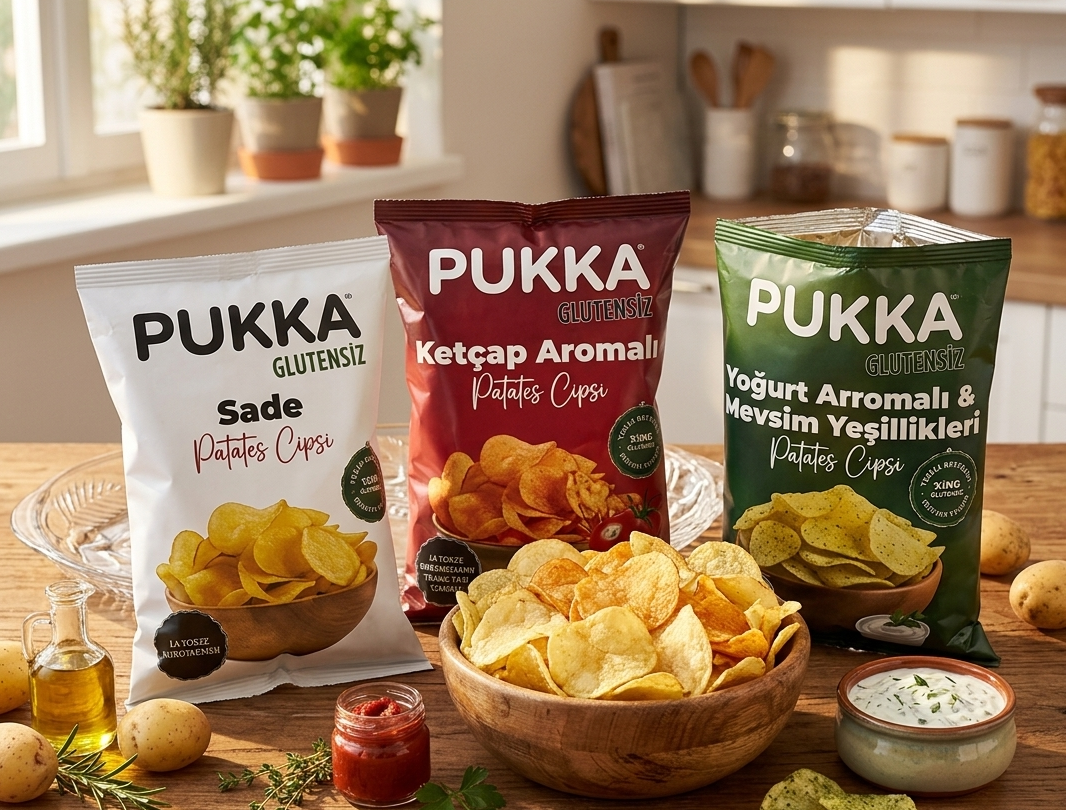 Pukka Cips: Glutensiz ve Temiz İçerikli Yeni Nesil Atıştırmalık
