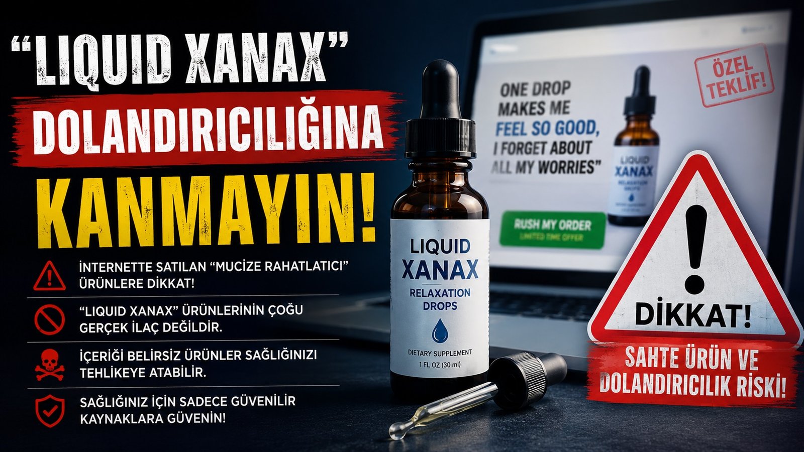 “Liquid Xanax” Reklamlarına İnanmayın!