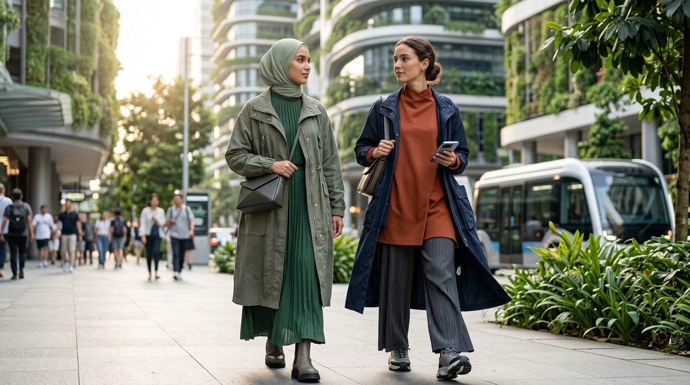 Kadın Elbise Tesettür Modası 2026 Yılında Nasıl? 6 kadin-elbise-tesettur-modasi